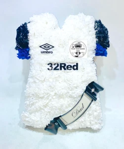 FOOTBALL SHIRT FUNERAL TRIBUTE - ARTIFICIAL FLOWERS - ANY TEAM / COLOURS - Picture 1 of 6