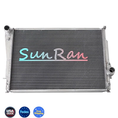 Aluminum 22 3/4"W Radiator 3 Rows For 2001-2006 BMW M3 320i 323i 325i 328i 330i - Image 1 of 4