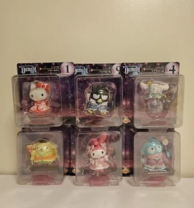 Juego de 6 figuras Sanrio Hanabi + pegatinas, llaveros y bolsas transparentes gratis - Imagen 1 de 5