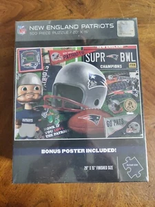 New England Patriots 500 Teile Puzzle mit Poster - Bild 1 von 1