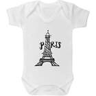 'Paris Eiffel Tower' Baby Grows / Bodysuits (GR014403)