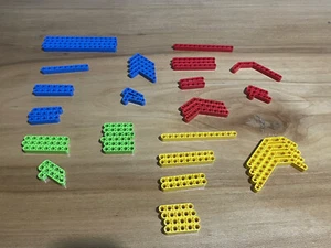 LEGO TECHNIC LIFT ARM LOT OF 52 BEAMS STUD LESS BENT DOUBLE BENT - Picture 1 of 5