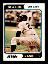 1974 Topps Horace Clarke #529 New York Yankees