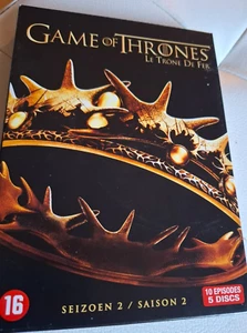 5 DVDs Game of Thrones, Season 2 disc set box 10 episodes - Bild 1 von 3
