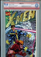 X-Men #1 E 1991 Marvel Comics VSP CBCS 9.6 NM+ Red Label Jim Lee signed K30