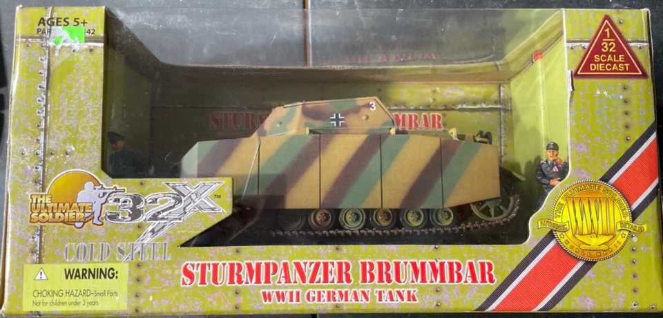 21st Century Ultimate Soldier 32x Sturmpanzer Brummbar WWII German Tank