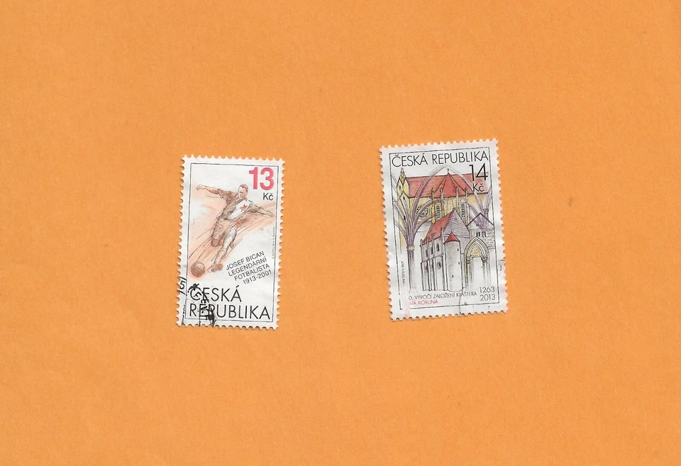 Checoslovaquia nr 3584, 3564 usado cv 1.40 Foto 1 de 1