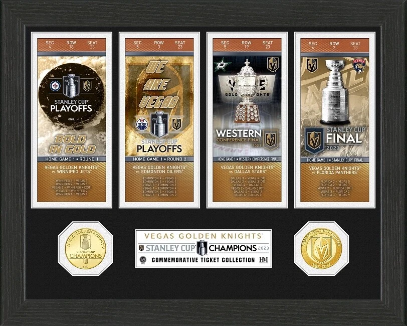 Vegas Golden Knights Stanley 杯票牌全新仅限提货 — 第 1/1 张图片