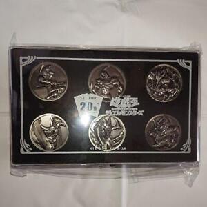 Yugioh 20th ANNIVERSARY official commemoration coin metal Medal 6 set