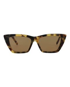 Saint Laurent Damen Cat Eye Havana Havana Braun Mode Designer Brille - Bild 1 von 4