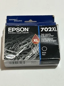 Epson 702XL DURABrite Ultra Schwarz Tintenpatrone EXP 10/25 - Bild 1 von 2