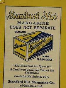 Vtg Standard Nut Margarine Los Angeles California Advertising Booklet Brochure - Picture 1 of 5