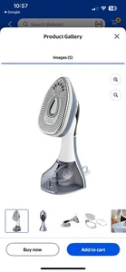 Conair Turbo Extremesteam 2-in-1 Handheld Steamer & Iron with Gentle Temperature - Picture 1 of 8