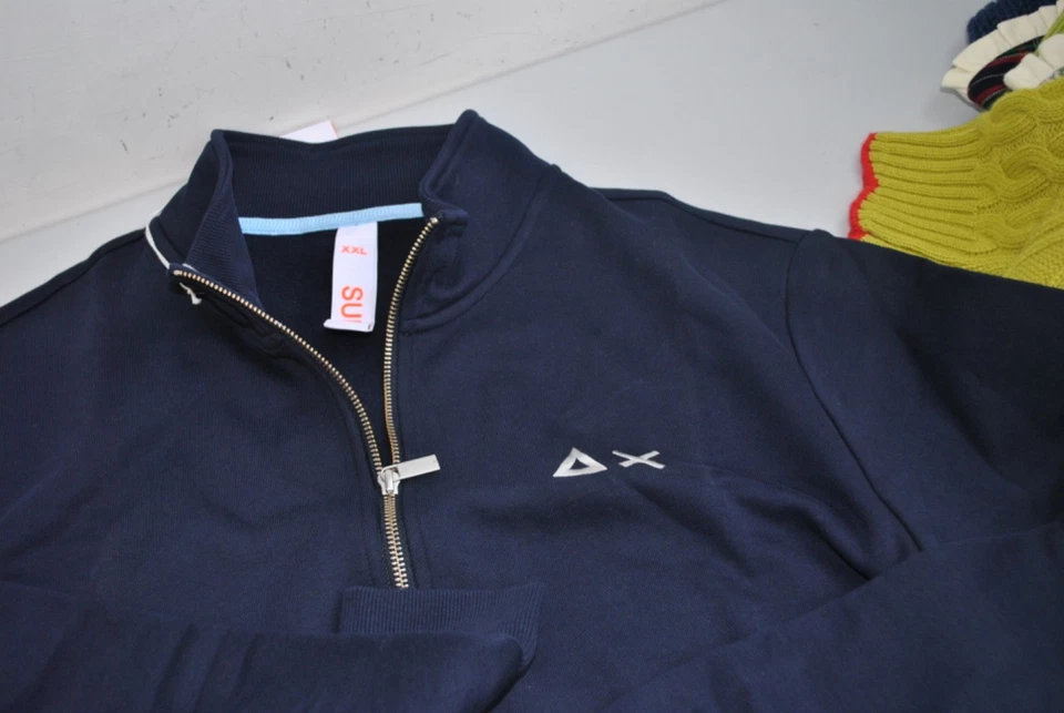 SUN 68   FELPA CART. 129,00 TG XL-52  ZIP AUTUNNO INVERNO SUN68-24A2S - Immagine 1 di 4