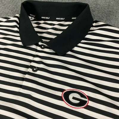 Camisa Polo Georgia Bulldogs Para Hombres Extra Grande Nike Golf Drifit Rendimiento Informal Foto 1 de 4