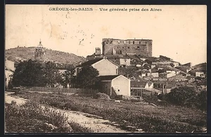 CPA Gréoux-les-Bains, Vue générale prise des Aires 1929 - Picture 1 of 2