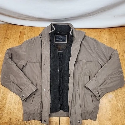 Weatherproof Men's Jacket Size M Full Zip Brown Coat - Image 1 of 4