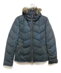 TORNADO MART Suede down jacket with fur Size: L Navy 631-9215002 Men - Picture 1 of 5