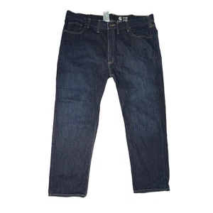 Carhartt 100067 Straight Fit Blue Indigo Jeans 46x31.5 Workwear Casual - Picture 1 of 10