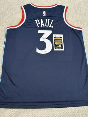 JSA COA 克里斯·保罗签名亲笔签名洛杉矶夹子篮球球衣 — 第 1/2 张图片