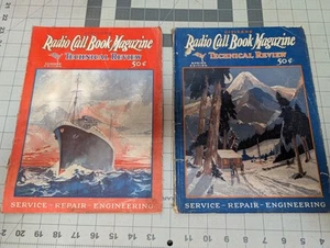 Vintage Lot of (2) Citizens Radio Call Book Magazine and Technical Review 1931 - Bild 1 von 9