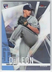 2017 Topps Finest Jose De Leon #57 Rookie Tampa Bay Rays Baseball - Picture 1 of 2