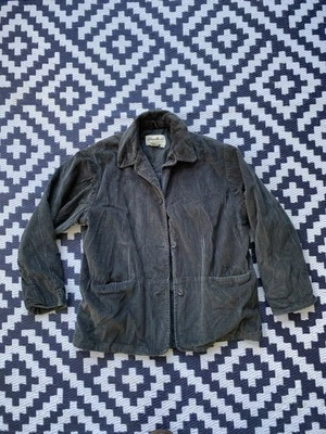 Chaqueta Eddie Bauer De Colección Para Mujer Pana Abotonada Talla GRANDE Y2K Verde Salvia Foto 1 de 3