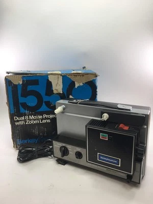 Broken Berkey Keystone Dual 8 Movie Projector 8mm Film Projector 1550Z - READ - Image 1 of 4