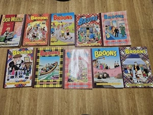 10 X`HUGE LOT THE BROONS & OOR WULLIE COMIC STRIP BOOKS ANNUALS 80s 90s - Picture 1 of 12