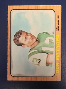 1966 Topps Football Card #95 Don Maynard New York Jets - Imagen 1 de 2