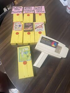 Vintage 1970s Fisher Price Movie Viewer With 7 Cartridges Disney Pooh Bugs