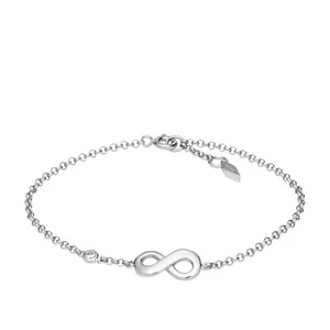 Damen Armband FOSSIL CLASSIC JFS00393040 925% Silber Swarovski Unendlich - Bild 1 von 1