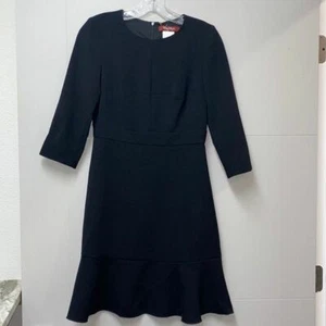 MaxMara Studio Elegant Black Dress Size 2 NWT - Picture 1 of 11