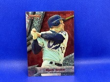 P503  1994 Bowman's Best #9 MARK GRACE RED REFRACTOR SP Chicago Cubs