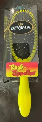 Cepillo DENMAN D85 Tangle Smooth AMARILLO - DIFÍCIL DE ENCONTRAR - ¡NUEVO EN PAQUETE! Foto 1 de 2