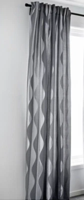 NUEVO Panel Cortina Ikea Murruta 1 Gris Plata 58"x97" - Sin Paquete Original Foto 1 de 4