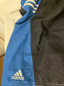 Vintage 90s Adidas Mens Sz XL 3 Stripes Blue Swim Shorts - Picture 1 of 5