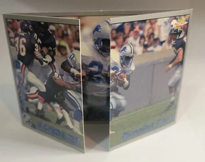 1993 Nick Bell Pacific Triple Folder Raiders #7 Large 3.5" x 5" NFL Vintage - Picture 1 of 6