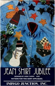 Jean Shirt Jubilee Applique Shirt Pattern by Indygo Junction IJ355 - Picture 1 of 2