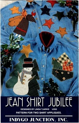 Jean Shirt Jubilee Applique Shirt Pattern by Indygo Junction IJ355 - Image 1 of 2