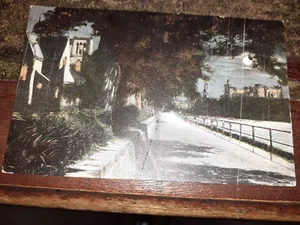 Cathedral and Castle Inverness Glitter Postcard Unused - Picture 1 of 2