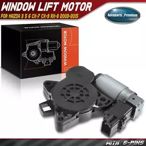Front or Rear Side Power Window Lift Motor for Mazda 3 04-09 5 6 CX-7 CX-9 RX-8 - Picture 1 of 9