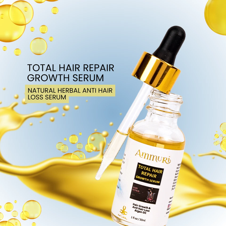 Biotin Hair Growth Serum | Anti-Hair Loss Spray with Argan & Ginger Hair Growth