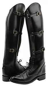 Damen Damen Krone Stilvoll Mode Feld Pferd Reiten Kniehohe Stiefel Reiten - Bild 1 von 20