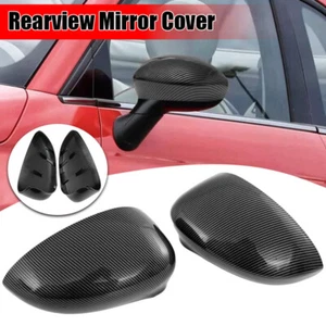Funda tapa espejo retrovisor puerta para Fiat 500 Punto 2007-2020 estilo carbono - Imagen 1 de 10