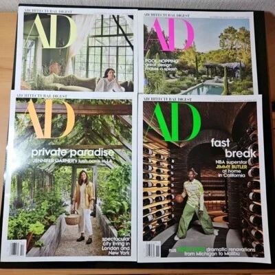 AD Magazine Lot of 4 2024 Home Interior Design Celebrity Lifestyle Trend Unread - Image 1 of 4