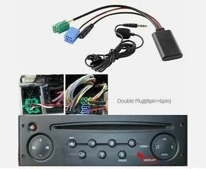 ADAPTATEUR BLUETOOTH AUXILIAIRE RENAULT AUTORADIO SCENIC 2 MEGANE 2 UPDATE LIST - Imagen 1 de 2
