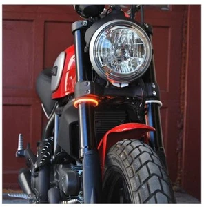 UNIVERSAL DUCATI LED TURN SIGNAL LIGHTS RAGE 360 DEGREES NRC NEW RAGE CYCLES - Bild 1 von 11