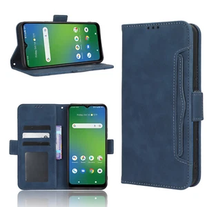For Sharp Rouvo V Retro Leather Wallet Card Holder Flip Case + Screen Protector - Picture 1 of 27