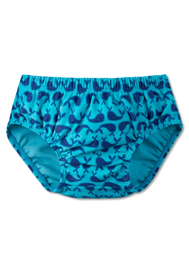 SCHIESSER Baby Jungen AQUA Badewindel Badeslip Wallfisch Gr. 74-104 Badehose - Bild 1 von 1